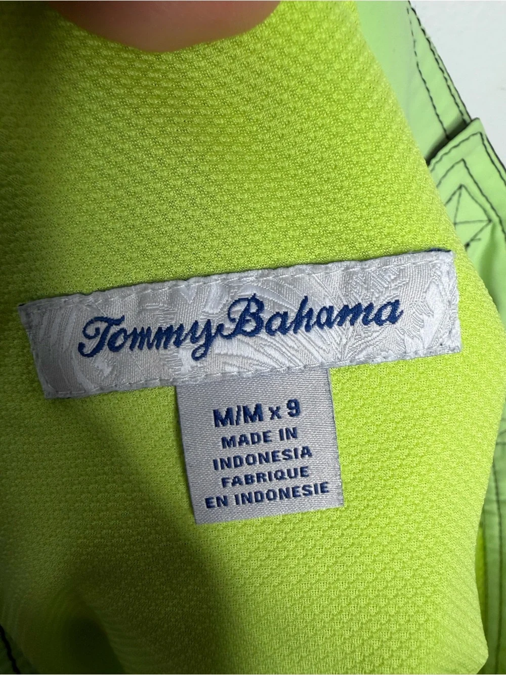Tommy Bahama Mens Swim Trunks Medium 9” Black Tropical Cocktail Drinks board